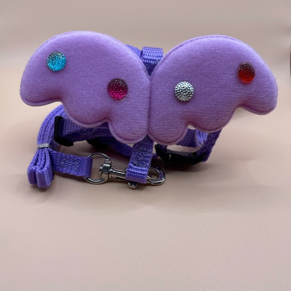Harness with Wings and Leash for small dogs and small breed puppies. - Picture 2 of 4